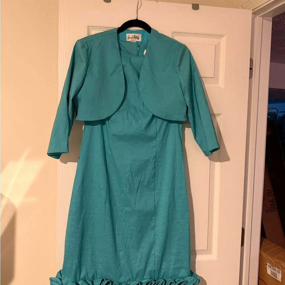 Joseph Ribkoff Turquoise Ensemble - Picture 1 of 6